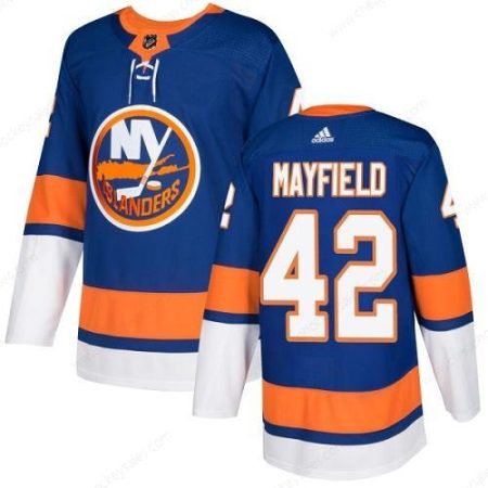 Men’s New York Islanders #42 Scott Mayfield Adidas Royal Blue Home Authentic NHL Jersey