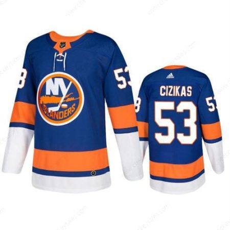 Men’s New York Islanders #53 Casey Cizikas Royal Stitched Jersey