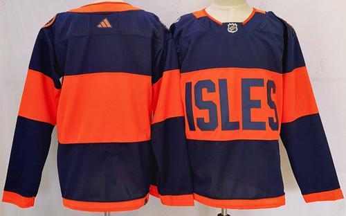 Men’s New York Islanders Blank Navy 2024 Stadium Series Stitched Jersey