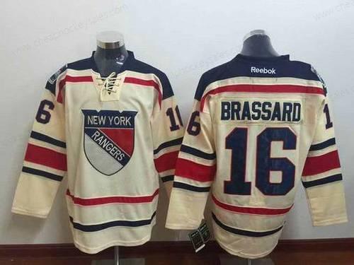 Men’s New York Rangers #16 Derick Brassard Reebok Cream NHL Jersey