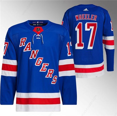 Men’s New York Rangers #17 Blake Wheeler Royal Stitched Jersey