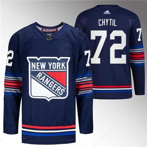 Men’s New York Rangers #72 Filip Chytil Navy Stitched Jersey