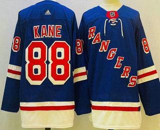 Men’s New York Rangers #88 Patrick Kane Blue Authentic Jersey