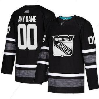 Men’s New York Rangers Adidas Black 2019 NHL All-Star Game Parley Authentic Custom Jersey