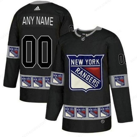 Men’s New York Rangers Custom Team Logos Fashion Adidas Jersey