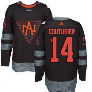 Men’s North America Hockey #14 Sean Couturier Black 2016 World Cup Of Hockey Stitched Adidas Wch Game Jersey