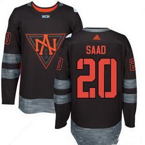 Men’s North America Hockey #20 Brandon Saad Black 2016 World Cup Of Hockey Stitched Adidas Wch Game Jersey