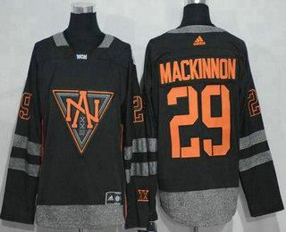 Men’s North America Hockey #29 Nathan Mackinnon Black 2016 World Cup Of Hockey Stitched Adidas Wch Game Jersey