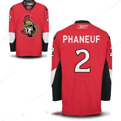 Men’s Ottawa Senators #2 Dion Phaneuf Red Home Reebok Hockey Stitched NHL Jersey