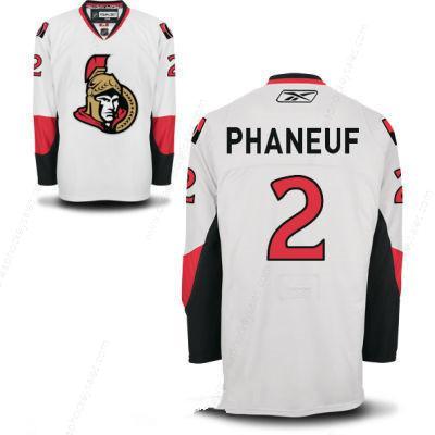 Men’s Ottawa Senators #2 Dion Phaneuf White Reebok Hockey Stitched NHL Jersey