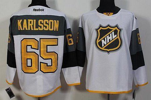 Men’s Ottawa Senators #65 Erik Karlsson Reebok White 2016 NHL All-Star Premier Jersey