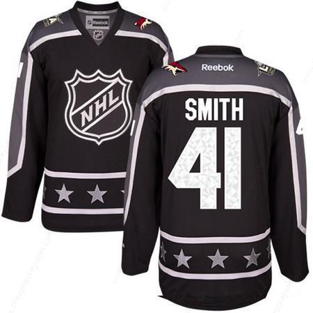 Men’s Pacific Division Arizona Coyotes #41 Mike Smith Reebok Black 2017 NHL All-Star Stitched Ice Hockey Jersey