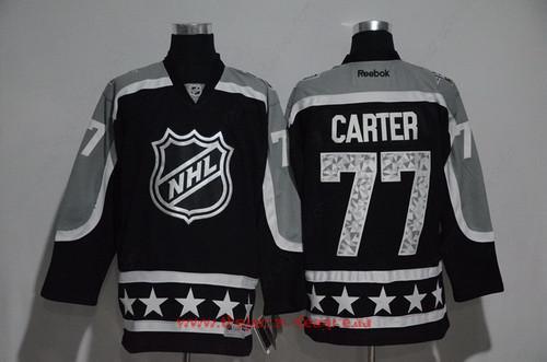 Men’s Pacific Division Los Angeles Kings #77 Jeff Carter Reebok Black 2017 NHL All-Star Stitched Ice Hockey Jersey