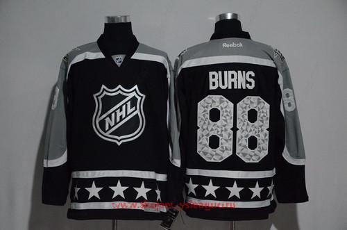 Men’s Pacific Division San Jose Sharks #88 Brent Burns Reebok Black 2017 NHL All-Star Stitched Ice Hockey Jersey