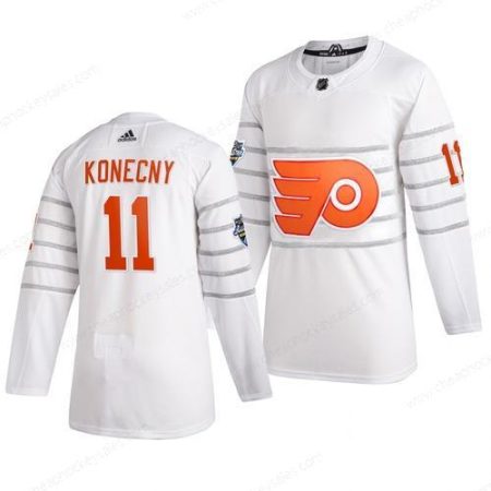 Men’s Philadelphia Flyers #11 Travis Konecny White 2020 NHL All-Star Game Adidas Jersey