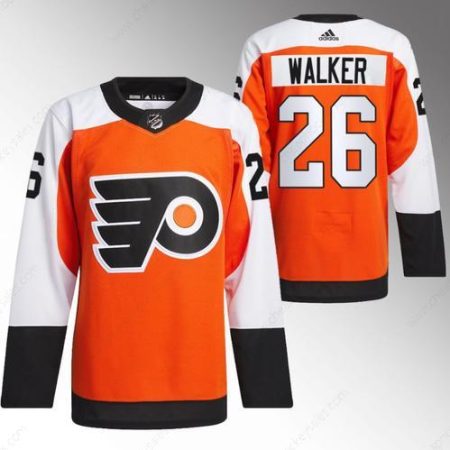 Men’s Philadelphia Flyers #26 Sean Walker 2023-24 Orange Stitched Jersey