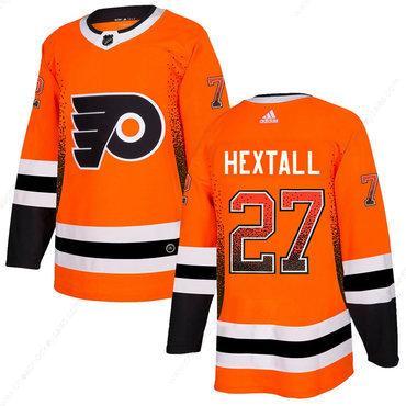 Men’s Philadelphia Flyers #27 Ron Hextall Orange Drift Fashion Adidas Jersey