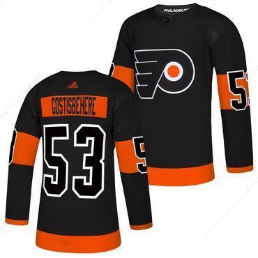 Men’s Philadelphia Flyers #53 Shayne Gostisbehere Black Alternate Adidas Jersey