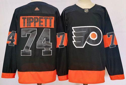 Men’s Philadelphia Flyers #74 Owen Tippett Black Alternate Authentic Jersey