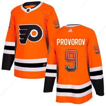 Men’s Philadelphia Flyers #9 Ivan Provorov Orange Drift Fashion Adidas Jersey