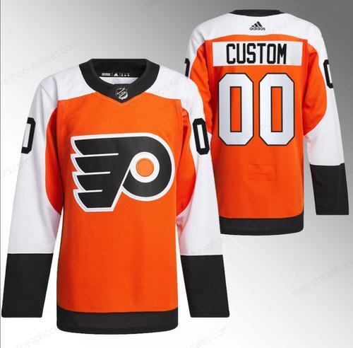 Men’s Philadelphia Flyers Custom 2023-24 Orange Stitched Jersey