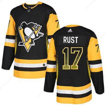 Men’s Pittsburgh Penguins #17 Bryan Rust Black Drift Fashion Adidas Jersey