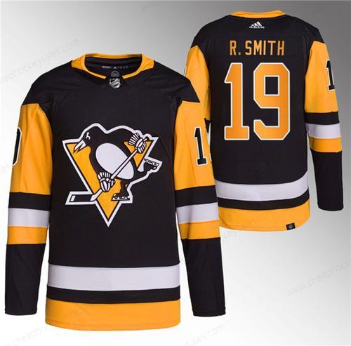 Men’s Pittsburgh Penguins #19 Reilly Smith Black Stitched Jersey1