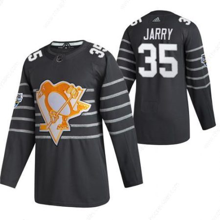 Men’s Pittsburgh Penguins #35 Tristan Jarry Grey All Star Stitched NHL Jersey