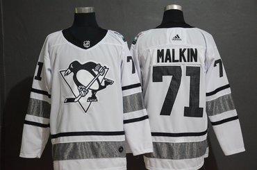 Men’s Pittsburgh Penguins 71 Evgeni Malkin White 2019 NHL All-Star Game Adidas Jersey