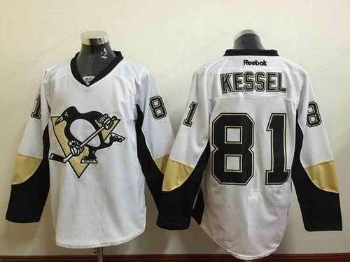 Men’s Pittsburgh Penguins #81 Phil Kessel White Jersey