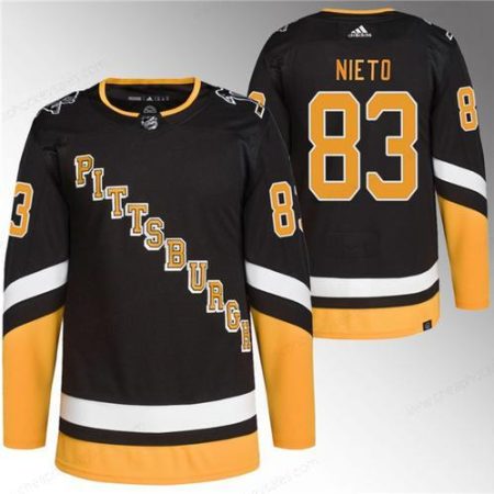 Men’s Pittsburgh Penguins #83 Matt Nieto Black 2021-22 Alternate Primegreen Stitched Jersey