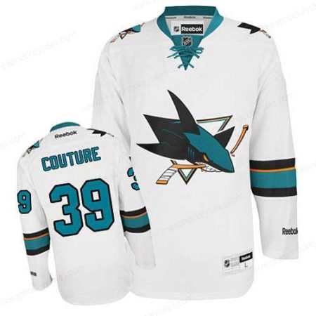 Men’s San Jose Sharks #39 Logan Couture White Away Jersey