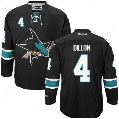 Men’s San Jose Sharks #4 Brenden Dillon Black Third Jersey