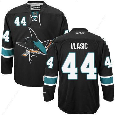 Men’s San Jose Sharks #44 Marc-Edouard Vlasic Black Third Hockey Jersey