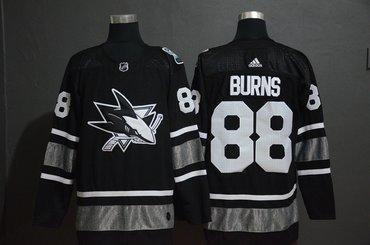 Men’s San Jose Sharks 88 Brent Burns Black 2019 NHL All-Star Game Adidas Jersey