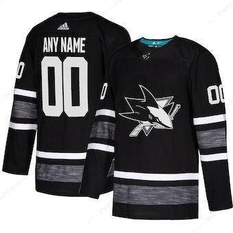 Men’s San Jose Sharks Adidas Black 2019 NHL All-Star Game Parley Authentic Custom Jersey