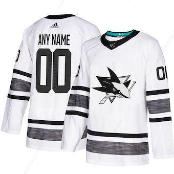 Men’s San Jose Sharks Adidas White 2019 NHL All-Star Game Parley Authentic Custom Jersey