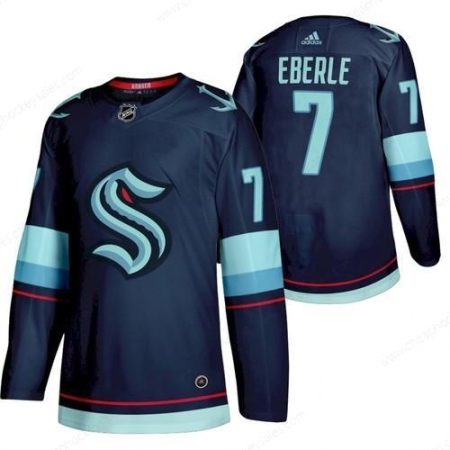 Men’s Seattle #7 Kraken Jordan Eberle 2022 Home Navy Jersey