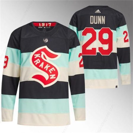 Men’s Seattle Kraken #29 Vince Dunn Deep Sea Blue 2024 Winter Classic Primegreen Stitched Jersey