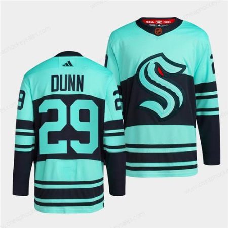 Men’s Seattle Kraken #29 Vince Dunn Ice Blue 2022-23 Reverse Retro Stitched Jersey