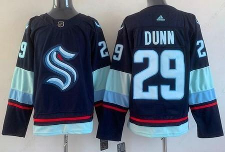 Men’s Seattle Kraken #29 Vince Dunn Navy Authentic Jersey