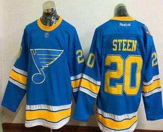 Men’s St. Louis Blues #20 Alexander Steen Blue 2017 Winter Classic Stitched NHL Reebok Hockey Jersey