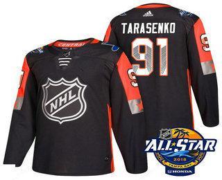 Men’s St. Louis Blues #91 Vladimir Tarasenko Black 2018 NHL All-Star Stitched Ice Hockey Jersey