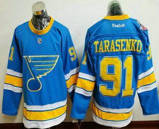 Men’s St. Louis Blues #91 Vladimir Tarasenko Blue 2017 Winter Classic Stitched NHL Reebok Hockey Jersey