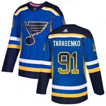 Men’s St. Louis Blues #91 Vladimir Tarasenko Royal Drift Fashion Adidas Jersey