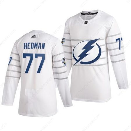 Men’s Tampa Bay Lightning #77 Victor Hedman White 2020 NHL All-Star Game Adidas Jersey