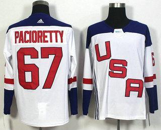 Men’s Team Usa #67 Max Pacioretty White 2016 World Cup Of Hockey Game Jersey