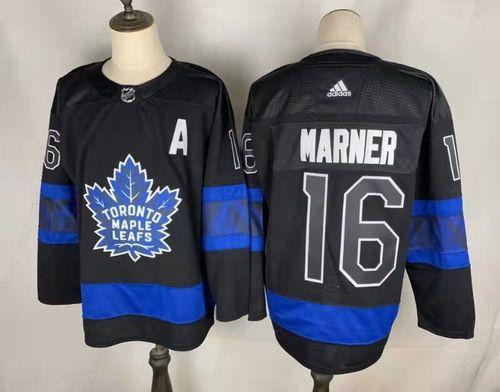 Men’s Toronto Maple Leafs #16 Mitch Marner Black X Drew House Inside Out Stitched Jersey