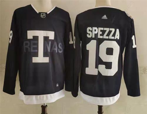 Men’s Toronto Maple Leafs 19 Jason Spezza Navy 2022 NHL Heritage Classic Adidas Jersey