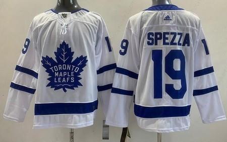 Men’s Toronto Maple Leafs #19 Jason Spezza White Authentic Jersey